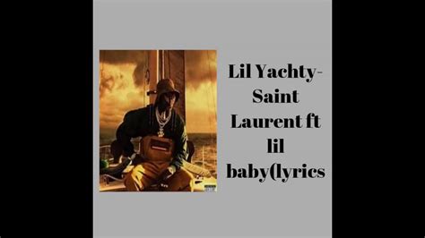 ysl lyrics martinez brothers|Lil Yachty – SaintLaurentYSL Lyrics .